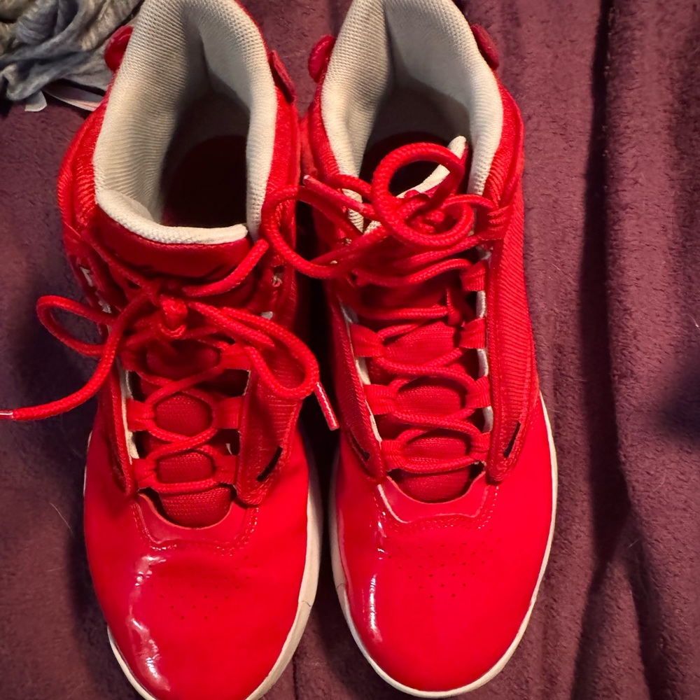 Red Air Jordan Great Condition